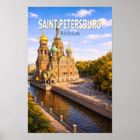 São Petersburgo Ilustração Arte Viagens Rússia