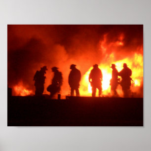 Póster sapadores-bombeiros na ação