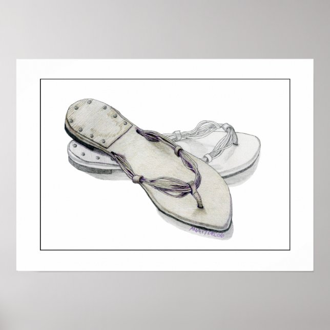 Poster Sapatilhas (Frente)