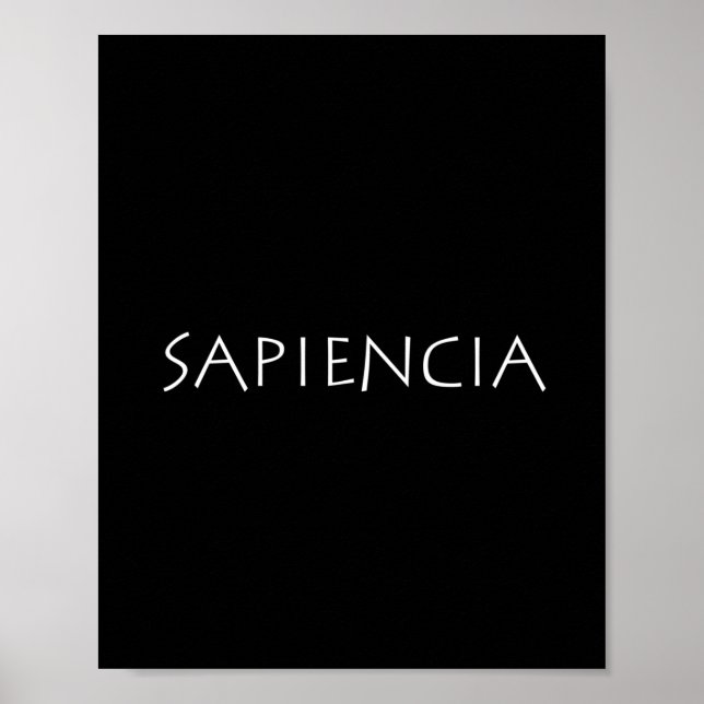 Poster Sapiencia (Frente)