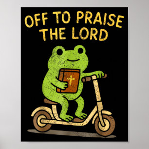 Poster Sapo Cristão Vai Louvar ao Senhor