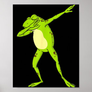 Poster Sapo Dabbing Para Crianças-Meninos & Meninas A
