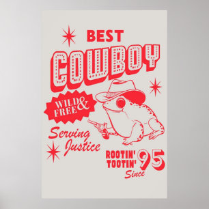 Poster Sapo de cowboy