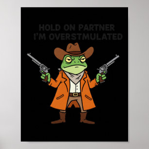 Poster Sapo de cowboy invertido