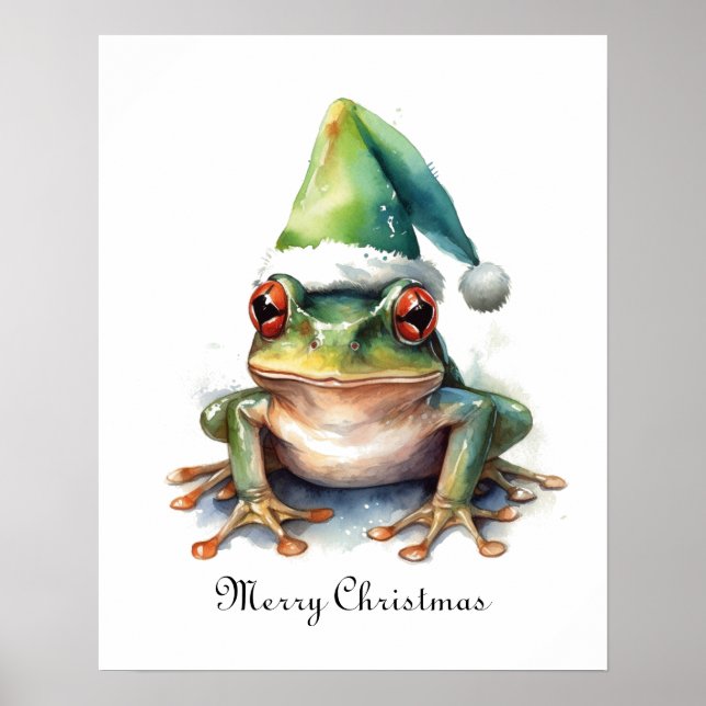Poster Sapo de Natal Frolic, personalizado (Frente)