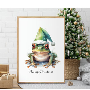 Poster Sapo de Natal, personalizado