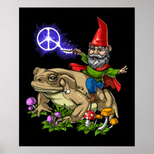 Poster Sapo de pilotagem Gnome