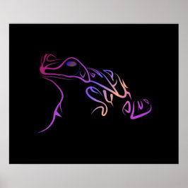 Poster Sapo Estilizado