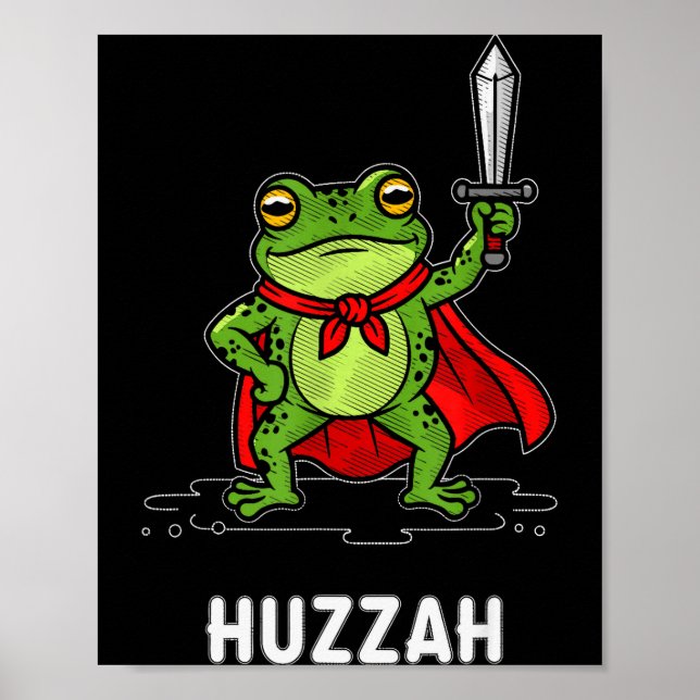 Poster Sapo Huzzah  (Frente)