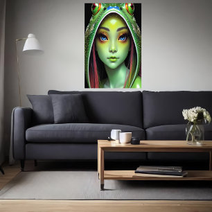 Poster Sapo legal Zoomorfica   Arte AI