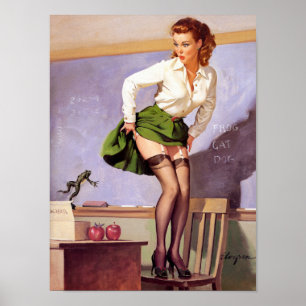 Poster Sapo para Pino Superior do Professor