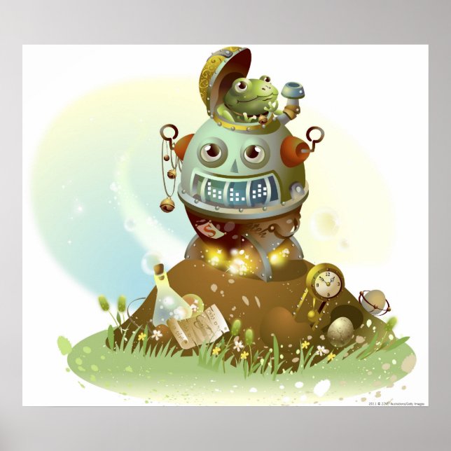 Poster Sapo proveniente de um OVNI (Frente)