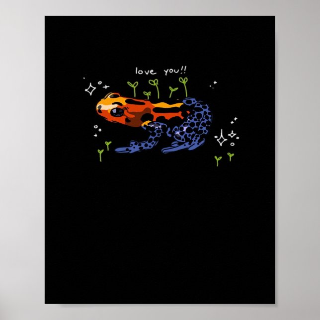 Poster Sapo Que Ama Você Estilo Clássico Simples (Frente)