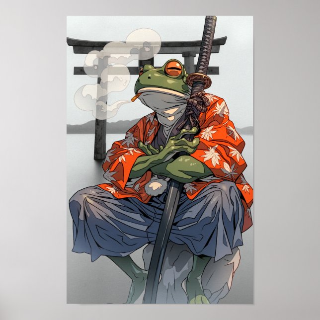 Poster Sapo Samurai (Frente)