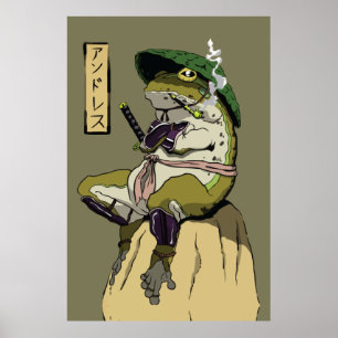 Poster Sapo Samurai: Guardião do Lótus