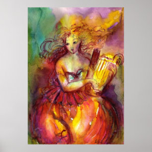 PÓSTER SAPPHO, MÚSICA DE DANÇA E POESIA