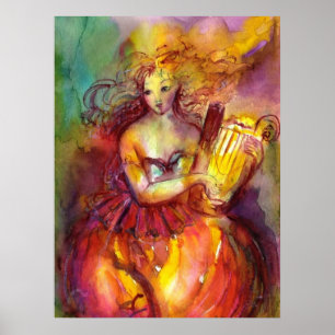 PÓSTER SAPPHO, MÚSICA DE DANÇA E POESIA