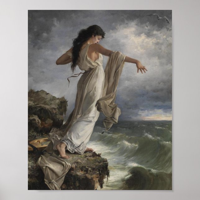 Poster Sappho Por Miquel Carbonell I Selva (1854-1896) (Frente)