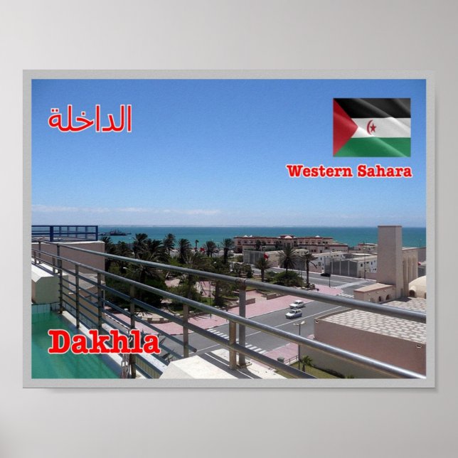 Poster Sara Ocidental - Dakhla - (Frente)