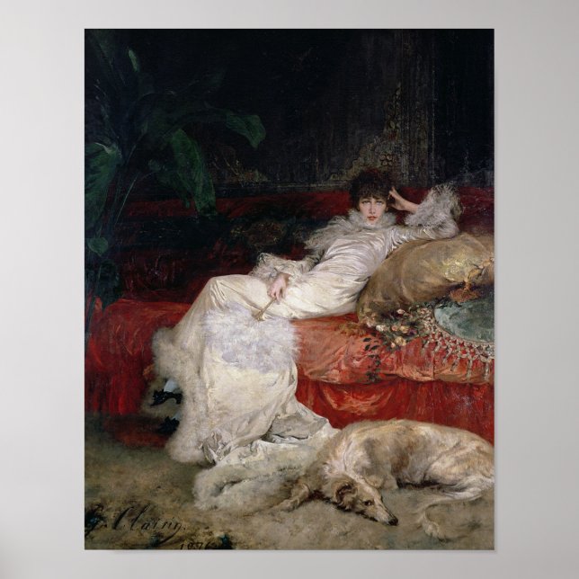 Poster Sarah Bernhardt 1876 (Frente)