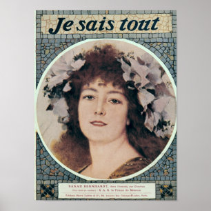 Póster Sarah Bernhardt em Gismonda