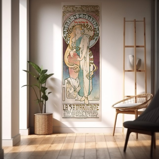 Poster Sarah Bernhardt Le Samaritaine Art Nouveau Mucha (Criador carregado)