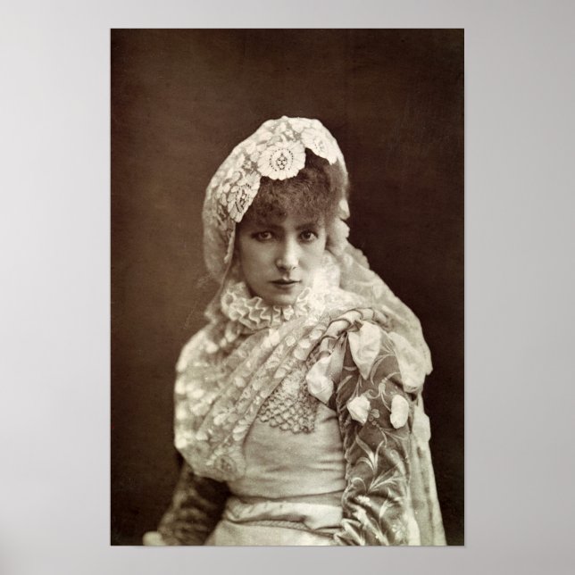 Poster Sarah Bernhardt no papel de Marion Delorme (Frente)