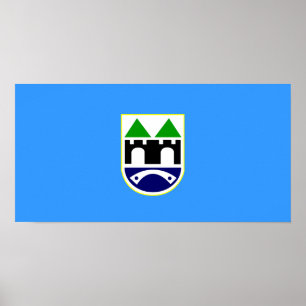 Póster Sarajevo Flag