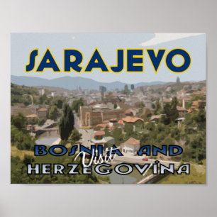 Poster Sarajevo, Visite a Bósnia e Herzegovina