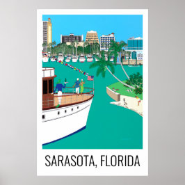 Poster Sarasota Flórida 24x36 CARTAZ