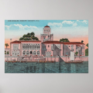 Póster Sarasota, Flórida - Visão de John Ringling