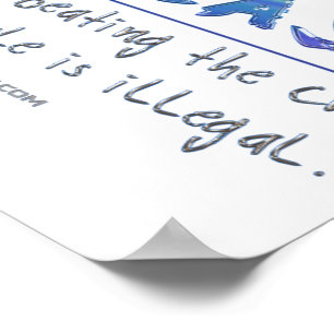 Poster Sarcasmo de SlipperyJoe batendo slogan engraçado i