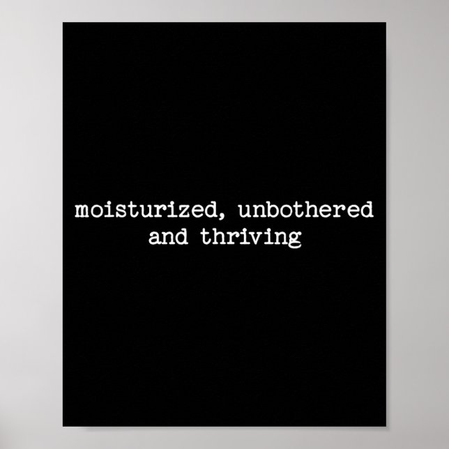 Poster Sarcastic Quote Saying Work Gift Unbothered And Th (Frente)