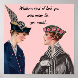 Póster Sarcastic Vintage