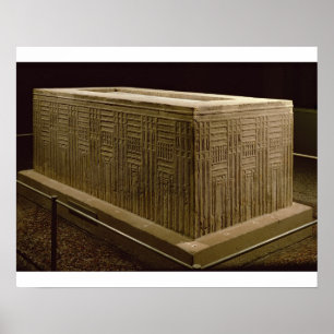 Póster Sarcófago da barata de Abu (pedra calcária) (vej