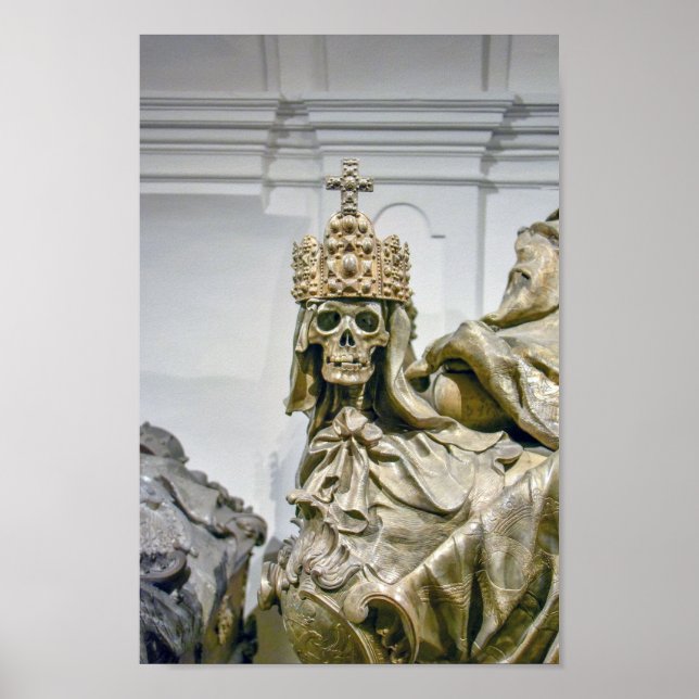 Poster Sarcófago do imperador Charles VI, Viena, Áustria (Frente)