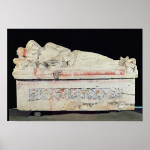 Poster Sarcófago, Etruscan