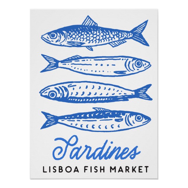 Póster Sardinha Art (Frente)