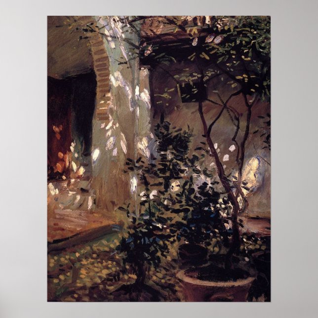 Poster Sargent - Granada. Manchas solares 1912 (Frente)