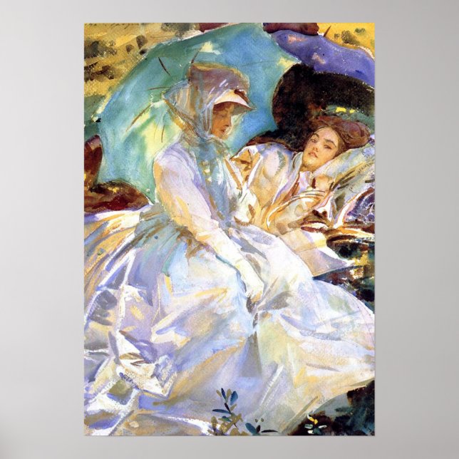 Poster Sargent - Passagem Simplon. Leitura 1911 (Frente)