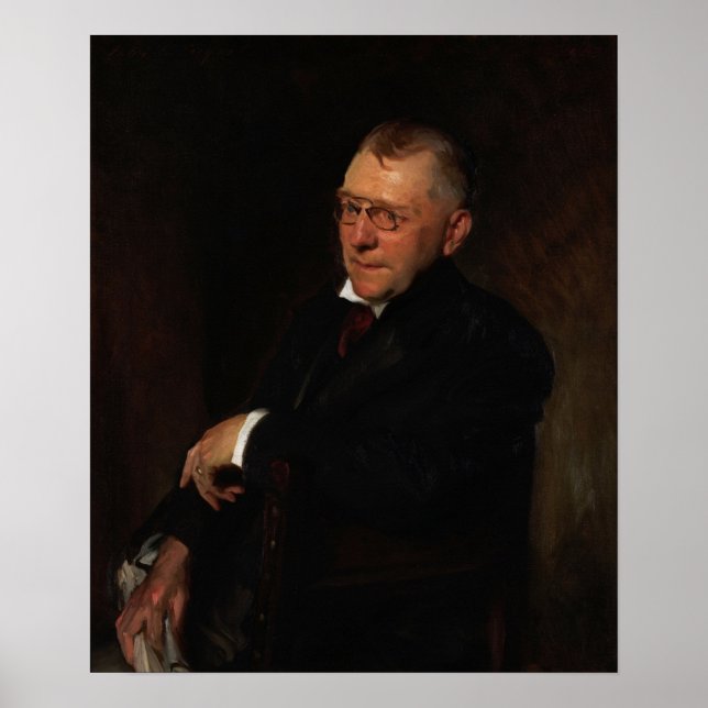 Poster Sargent - Retrato De James Whitcomb Riley (Frente)