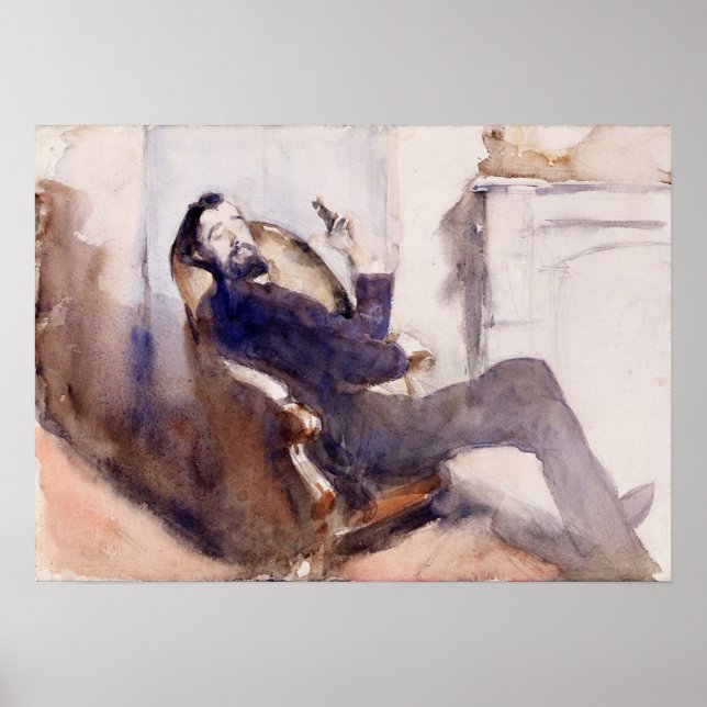 Poster Sargent - Retrato De Paul-Cesar Helleu (Frente)