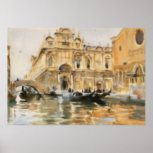 Poster Sargent - Rio Dei Mendicanti, Veneza