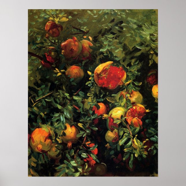 Poster Sargent - Romãs Maiorca 1908 (Frente)