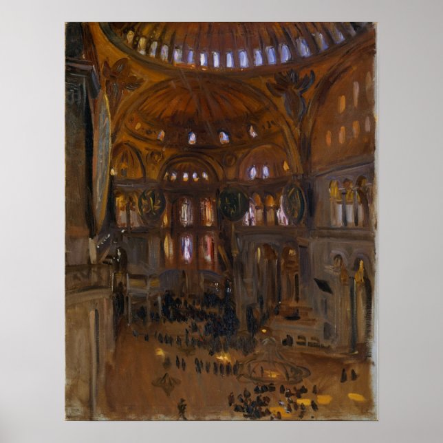 Poster Sargent - Santa Sofia 1891 (Frente)