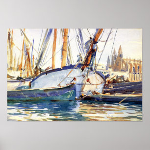 Poster Sargent - Shipping Majorca 1908
