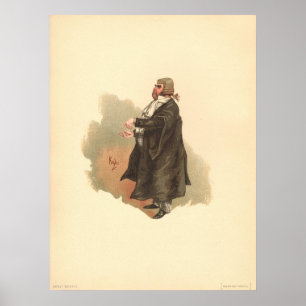 Poster Sargento Buzfuz dos Papers Pickwick