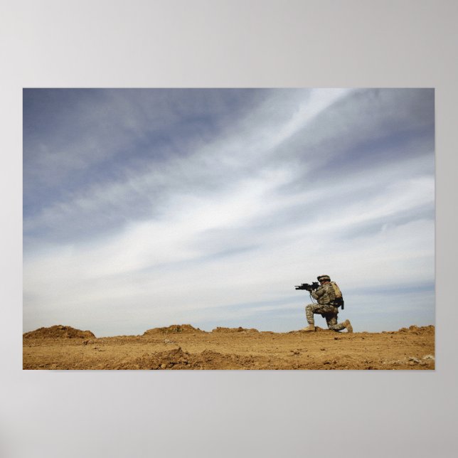 Póster Sargento fornece segurança (Frente)