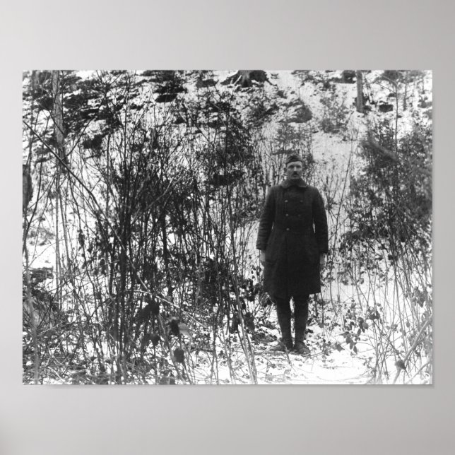 Poster Sargento York na Floresta Argonne - 1919 (Frente)