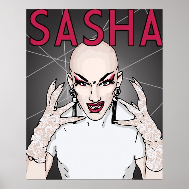 Poster Sasha Velour (Frente)